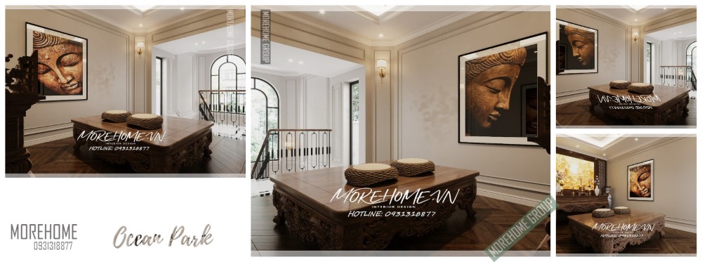 thiết kế phòng thờ